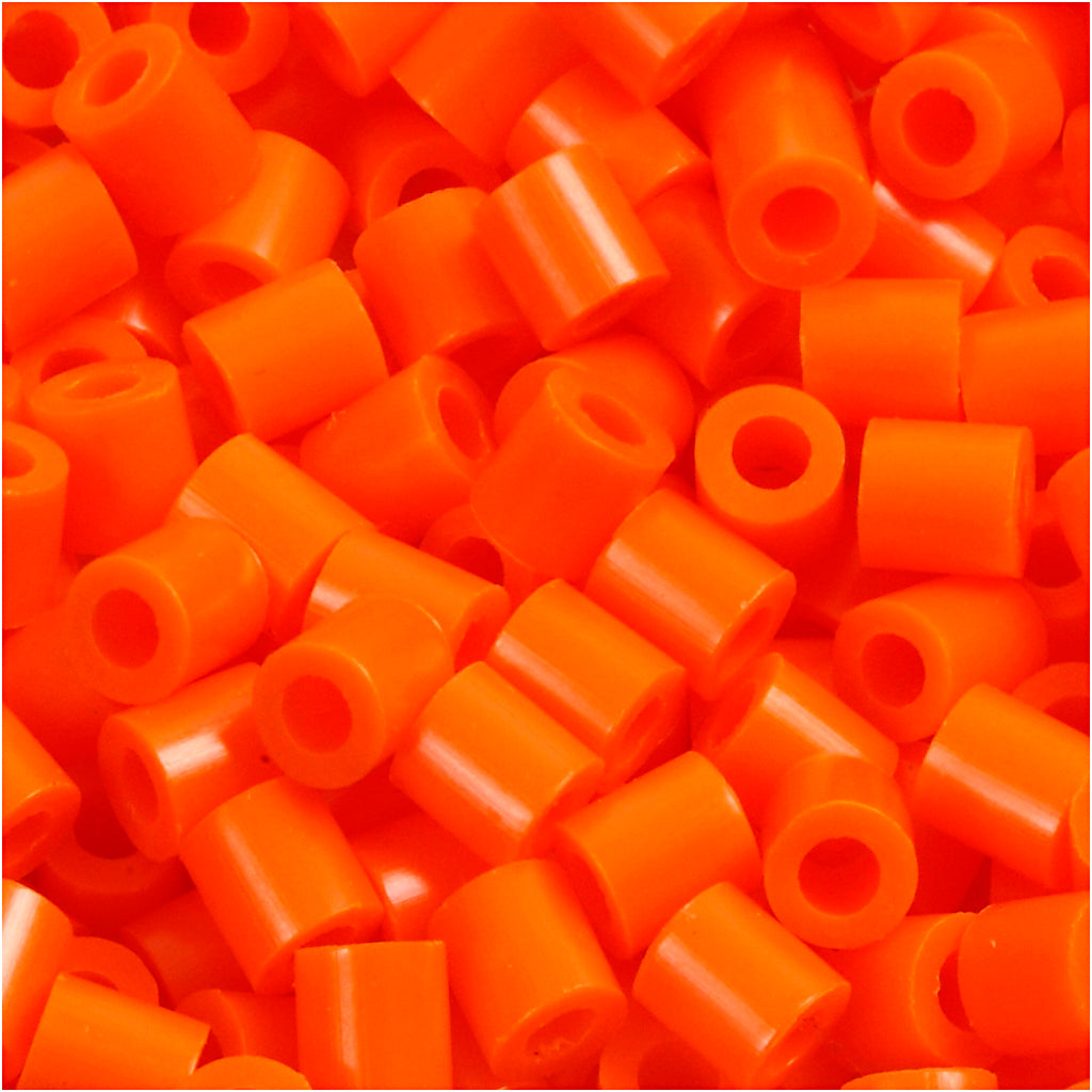 Perles photo Nabbi, taille 5x5 mm, diamètre du trou 2,5 mm, moyen, orange vif (13), 1100 pièces 1 boîte