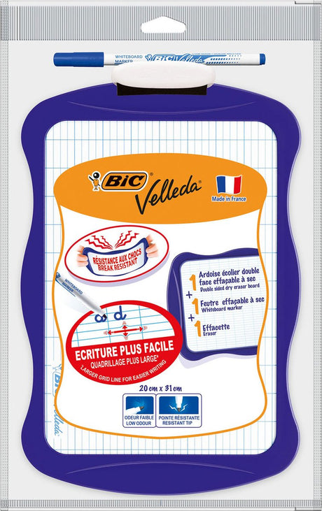 BIC Velleda Whiteboard avec essuie-glace et marqueur