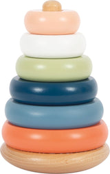 Small foot - tour empilable en bois arctique, 7 pcs.