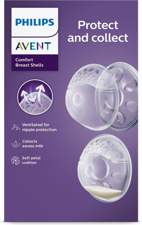 Coquilles d'allaitement Philips Avent - 2 pièces (emballées hygiéniquement) - égouttoirs - scf157 02
