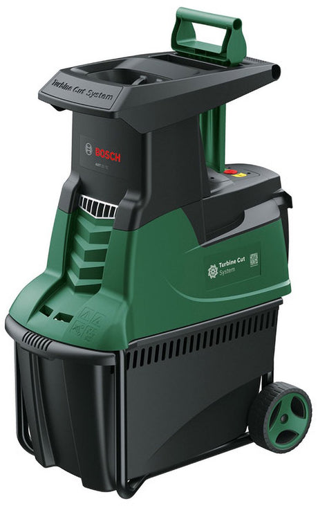 Hachoir Bosch axt 25 tc - 2 500 w - incl. Bac de collecte 53l et bâton poussoir