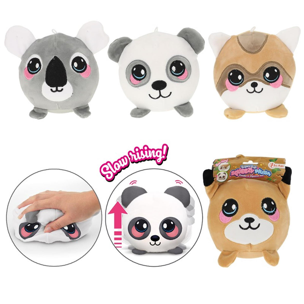 Toi-toys toi toys peluche à presser 15cm