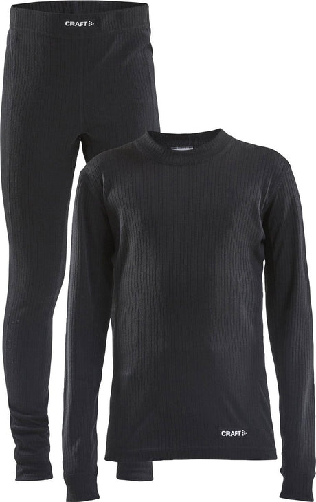 Craft core dry baselayer thermodurci enfants - noir - taille 146