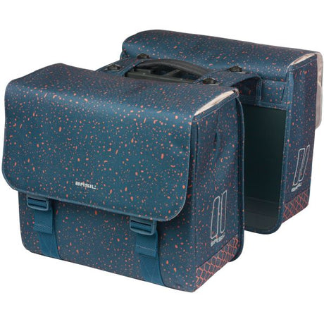 Sacoche de vélo double Basil flair mik 35 litres 15 x 35 x 31 cm (2x) - marine