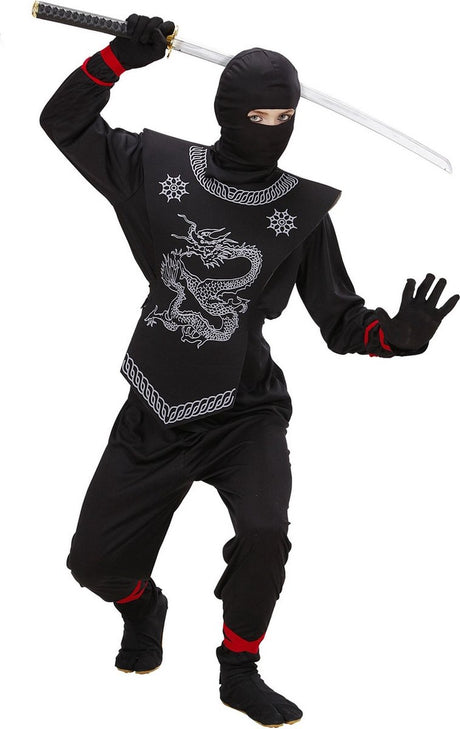 Finidi costume ninja enfants kesio noir