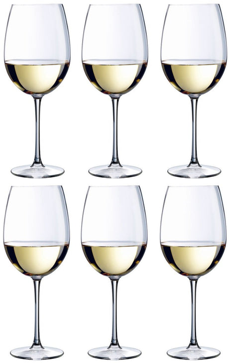 Chef sommelier cabernet wijnglas tulip - rond - 35 cl - helder - set-6