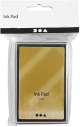 Encre pour tampon Creativ company, or, h : 2 cm, dimensions 9x6 cm, 1 pièce