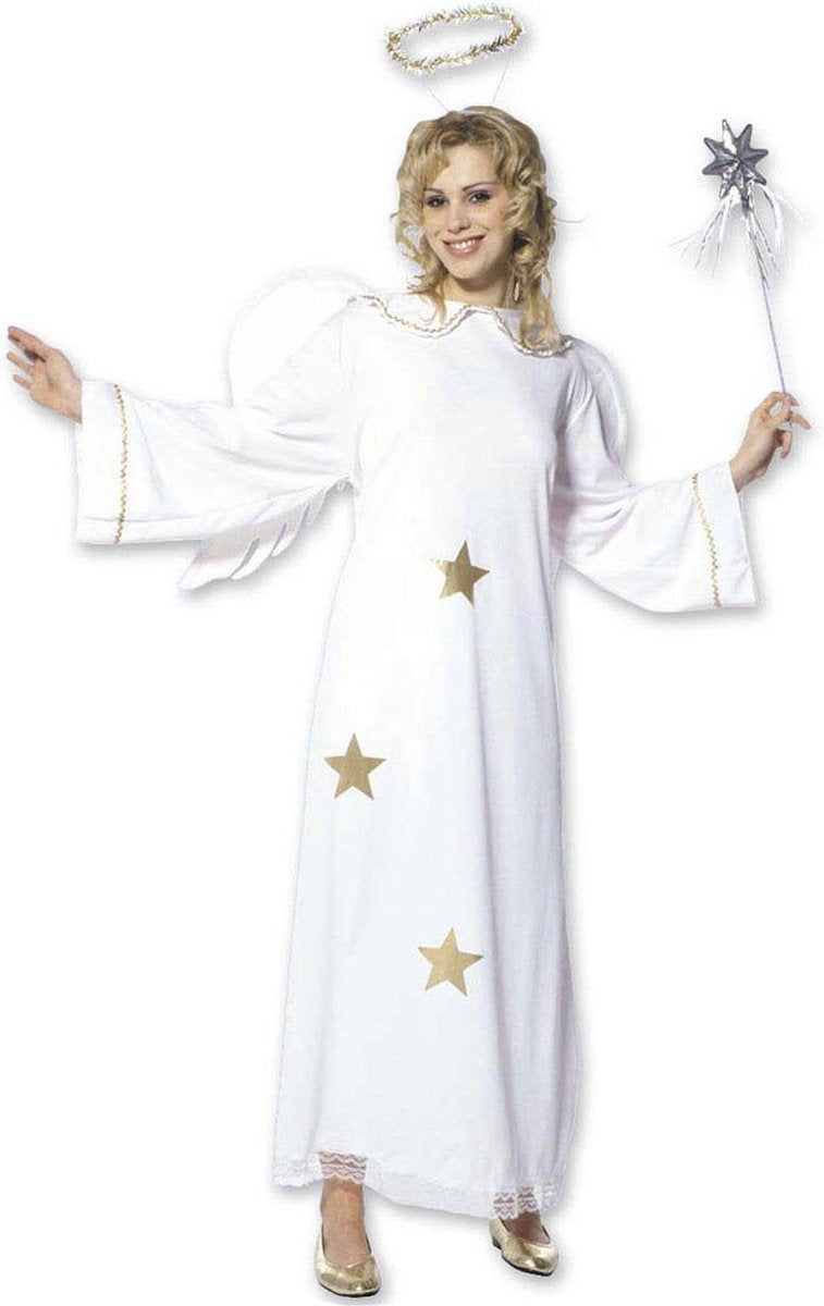 Widmann Costume de Déguisement Ange Étoile pour Femme - Déguisement - Moyen