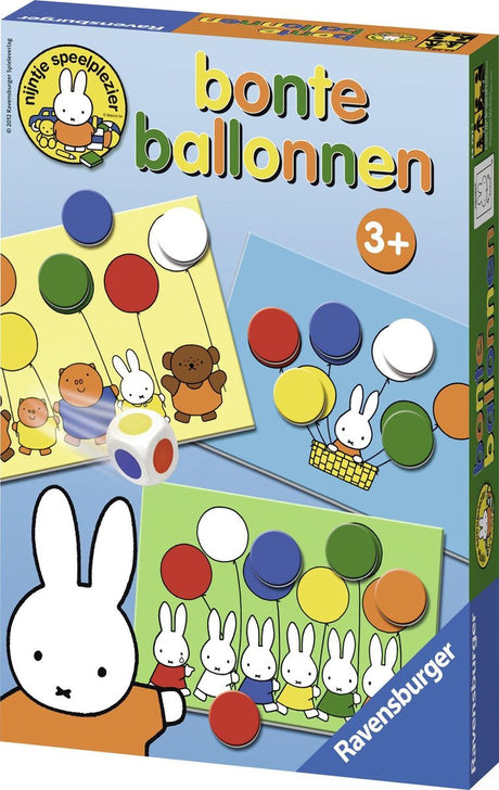 Ballons colorés Ravensburger Miffy - jeu d'apprentissage