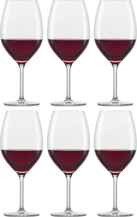 Schott zwiesel banquet bordeaux gobelet 130 - 0,6 l - lot de 6
