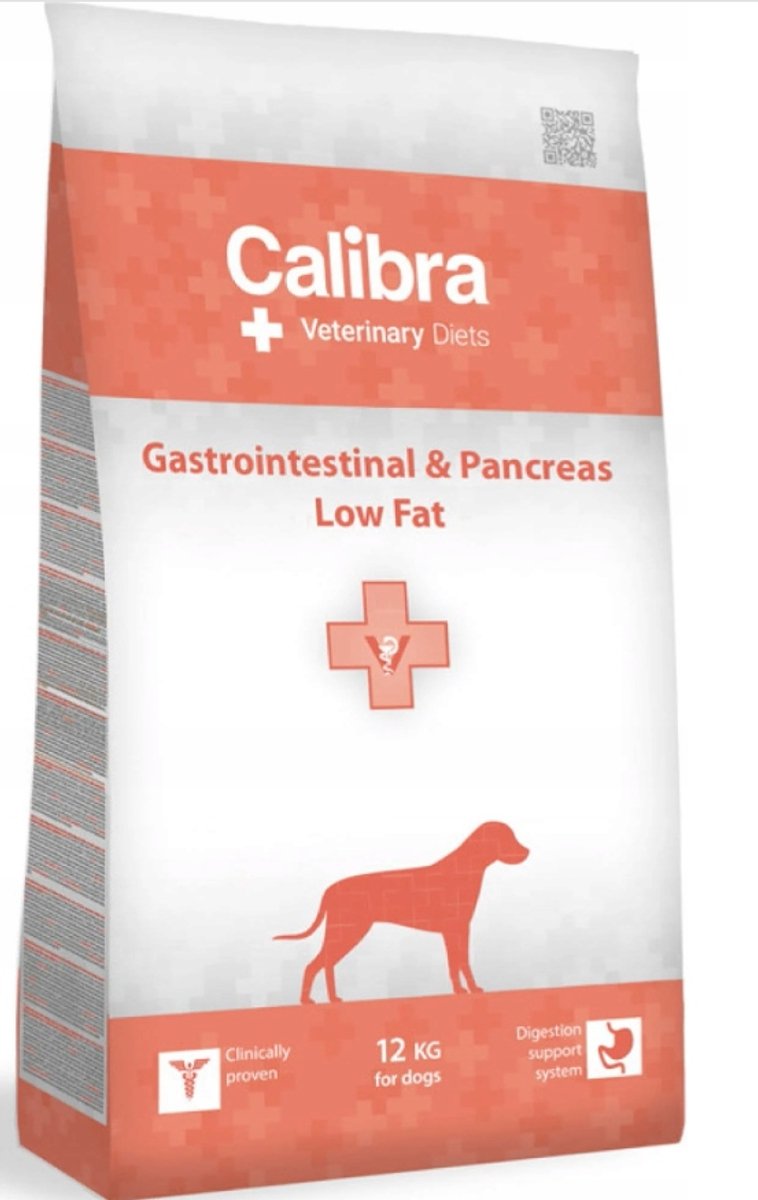 Calibra Pancréas gastro-intestinal faible en gras - nourriture diététique pour chiens - faible teneur en graisses - favorise la digestion - pour chiens sensibles