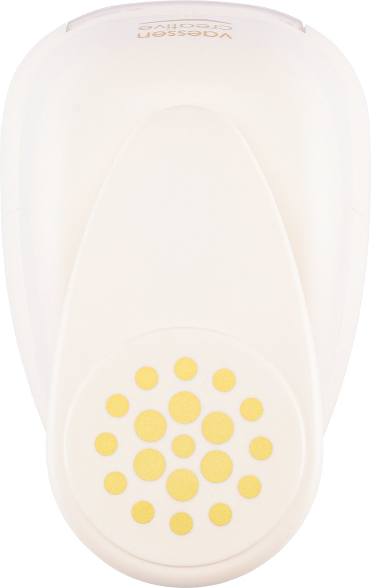 Vaessen creative pons - figuurpons - confetti - ø 5 cm