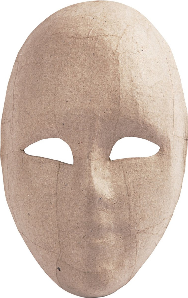 Creativ company creotime masque couvrant le visage 23 x 16 cm papier mâché