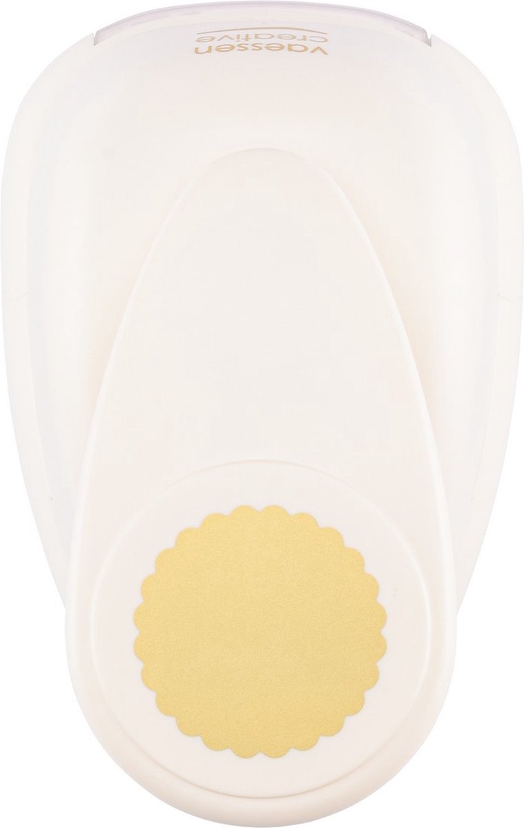 Vaessen creative pons - figuurpons - cirkel geschulpt - ø 5 cm