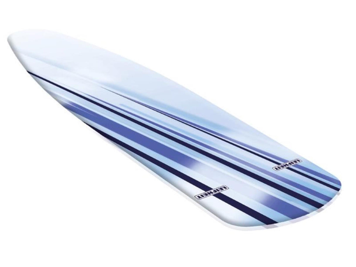 Leifheit housse de table à repasser air active m perfect steam - surface de repassage 118 x 38 cm - rayures bleues