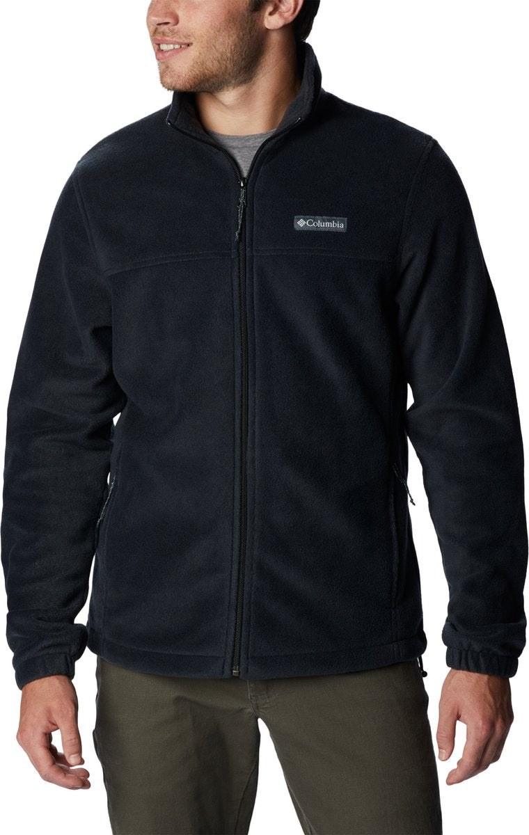 Columbia Steens Mountain™ full zip 2.0 veste polaire hommes - gilet polaire avec fermeture éclair complète - taille XL - noir