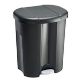 Poubelle Rotho trio 10l + 2x15l noir