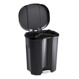 Poubelle Rotho trio 10l + 2x15l noir