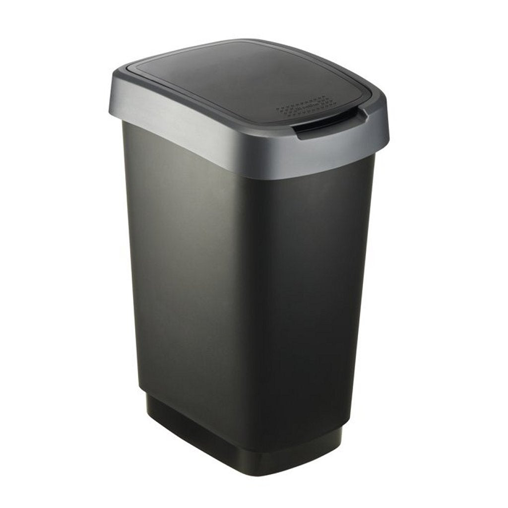 Rotho Twist Waste Bin 25l Schwarz