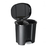 Rotho Duo Pedal Bin 2x10L sort