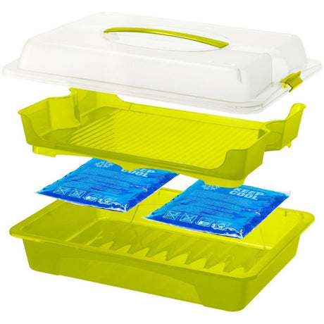 Rotho Fresh Party Butler plateau de service 43,5x11x29,5 cm blanc transparent