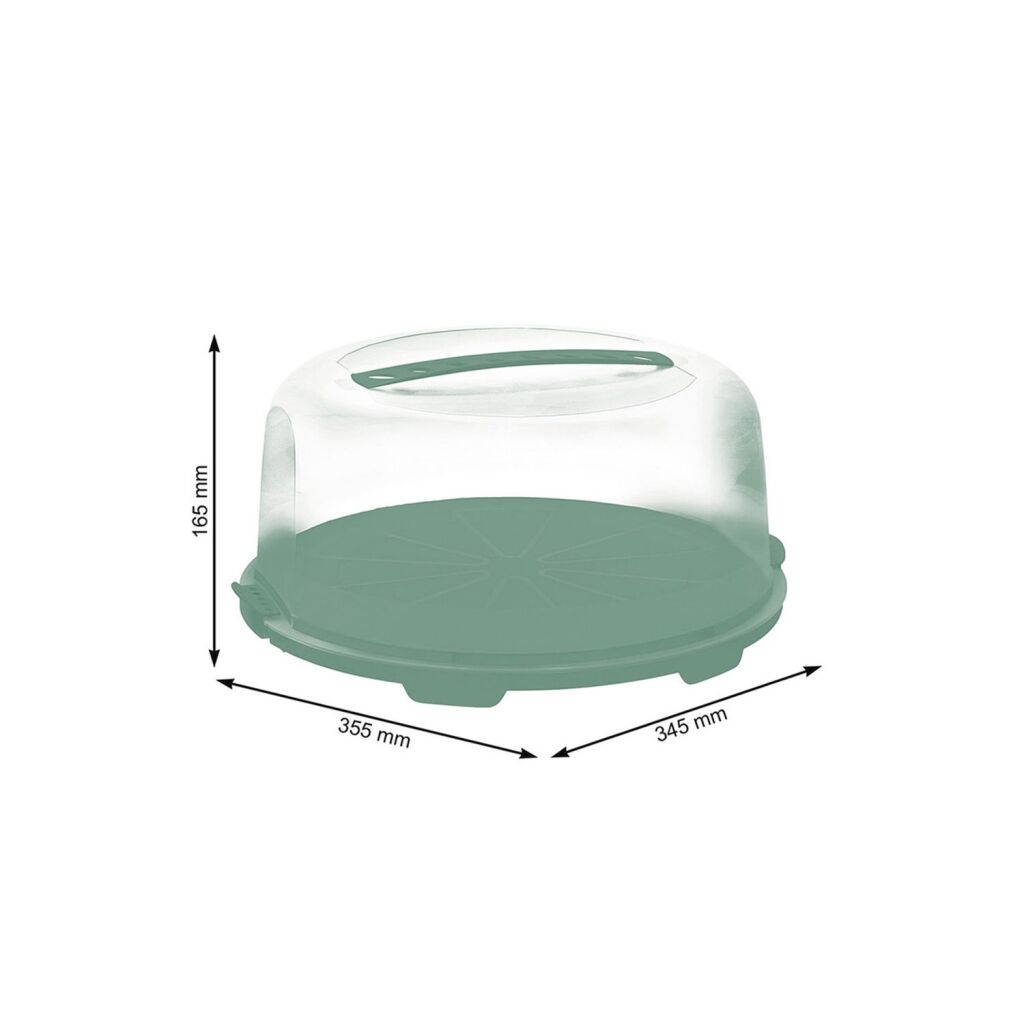 Boîte à gâteaux frais Rotho haute vert gui