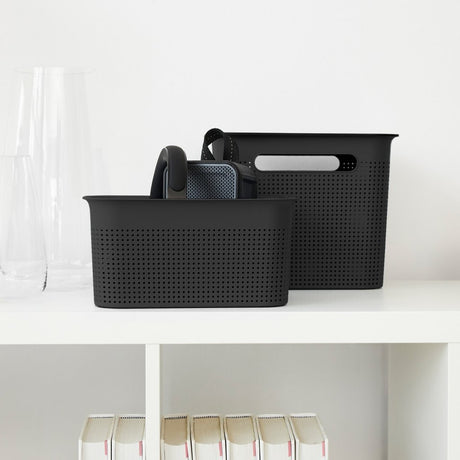 Panier de rangement Rotho brisen 26,2x18x13 cm 4,5l anthracite