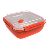Rotho cuiseur vapeur 1,7l rouge