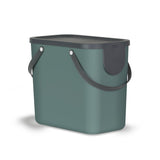 Rotho albula poubelle de tri 25l vert gui