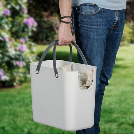 Rotho albula poubelle de tri 25l vert gui