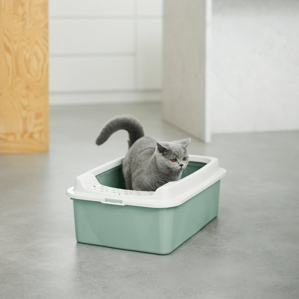 Rotho Eco Bonnie Kattenbak z Bevenchem M Green Sand