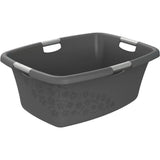 Panier à linge fleurs Rotho 50l anthracite