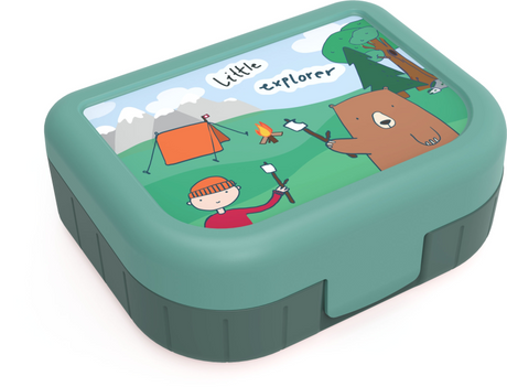 Rotho boîte à lunch à emporter mémoire enfants 1 litre enfants explorateurs garçons 166x133x61mm