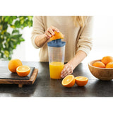 Rotho shaker avec presse 1 l loft horizon bleu | 2 pièces