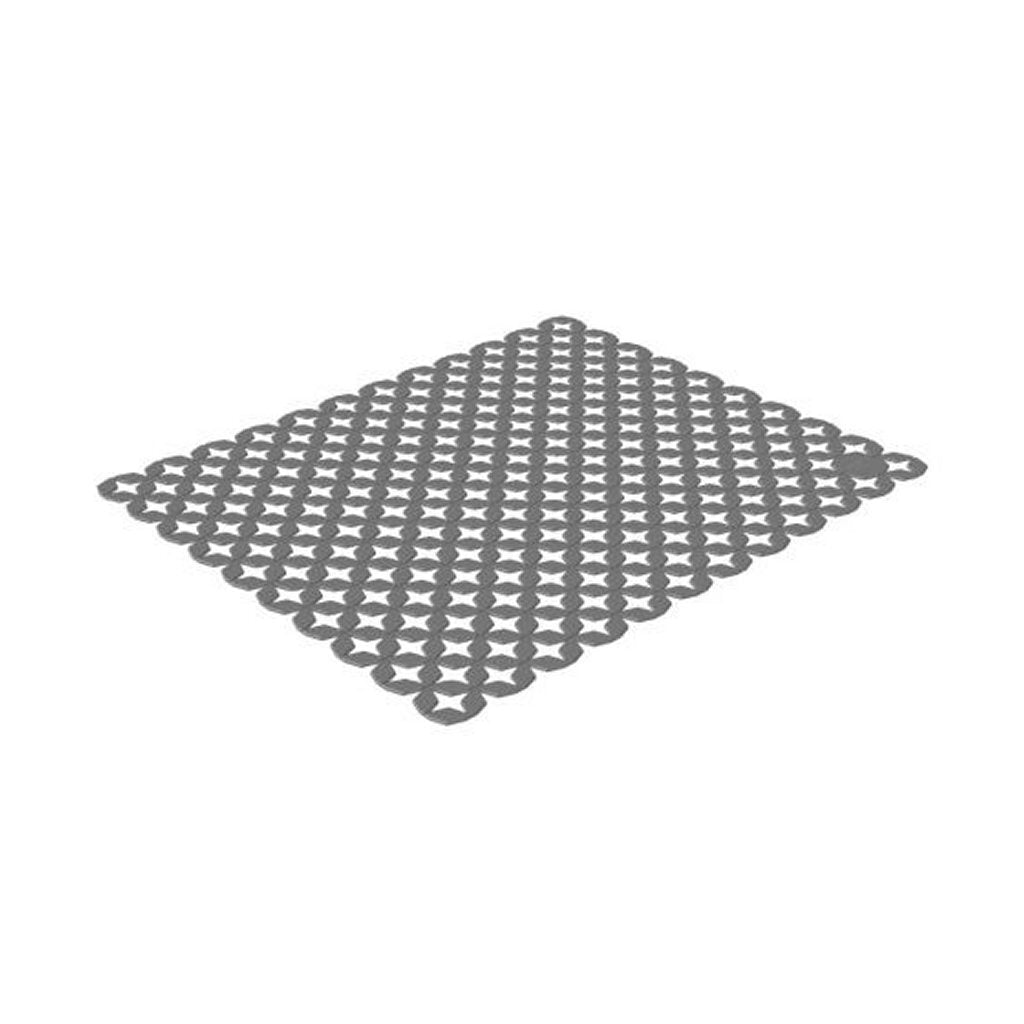 Rotho space Wonder tapis d'évier 40x33,3x0,4 cm gris froid