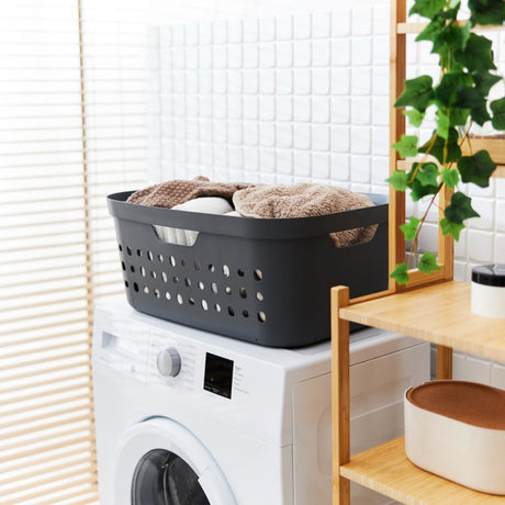 Panier à linge Rotho 39 l jona anthracite