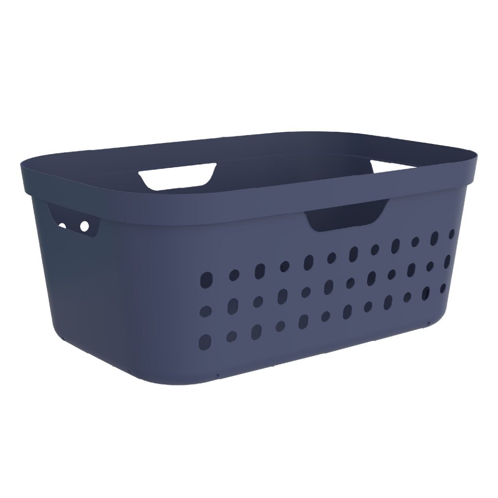 Rotho jona panier à linge 39l bleu horizon