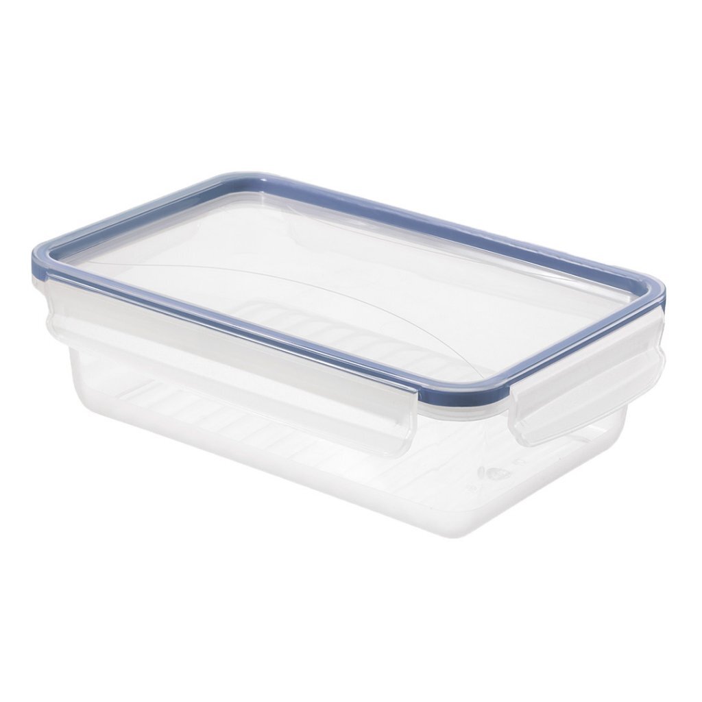 Récipient pour produits frais 1,5 l clic lock bleu | 2 pièces