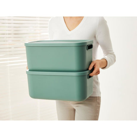 Rotho albula boîte de rangement 12l vert gui