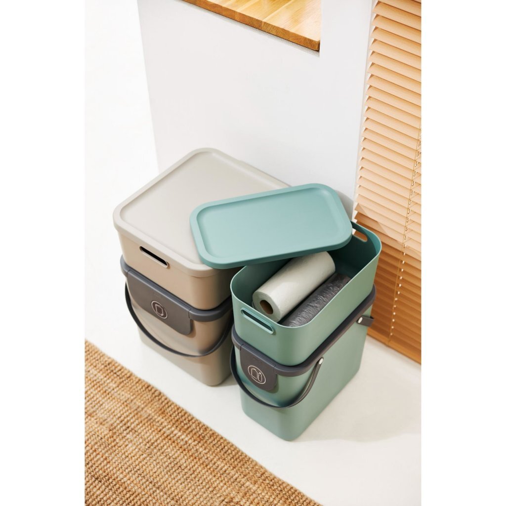 Rotho albula boîte de rangement 12l vert gui