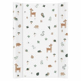 Rotho matelas à langer animaux de la forêt 50x70 cm blanc