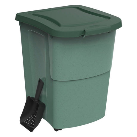 Rotho mypet récipient à nourriture + cuillère 38l vert