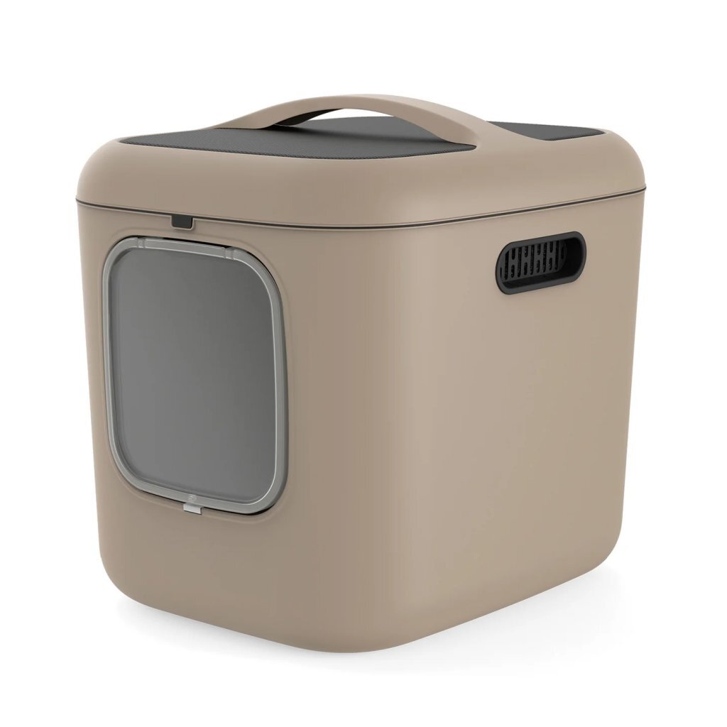 Rotho mypet biala xl bac à litière 61,4x49,2x57,6 cm beige