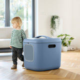 Rotho mypet biala xl bac à litière 61,4x49,2x57,6 cm bleu