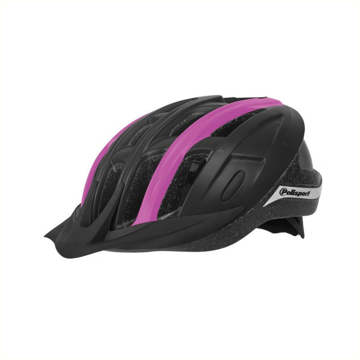 Polisport Ride am Vëlo Helm l 58-62cm Black Fuchsia