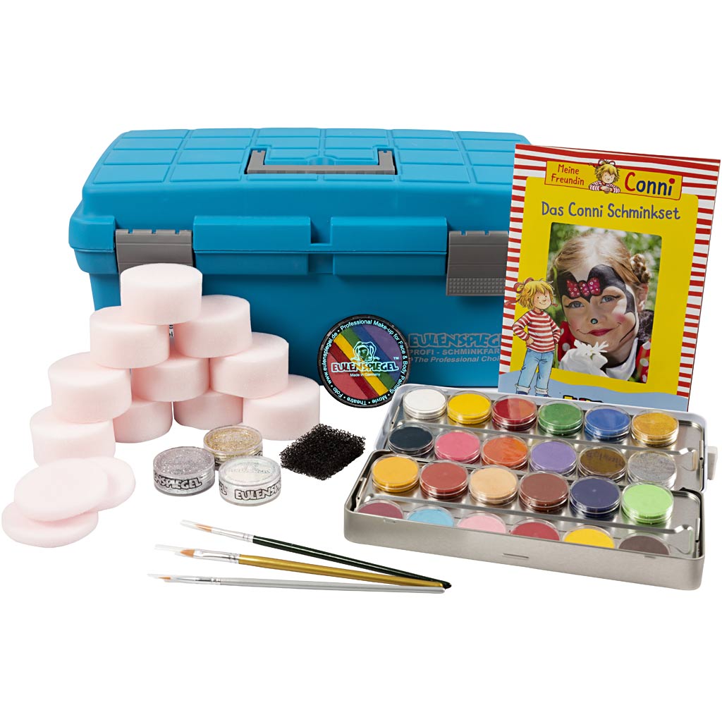 Peinture pour le visage Eulenspiegel - set de démarrage, différentes couleurs, 1 set