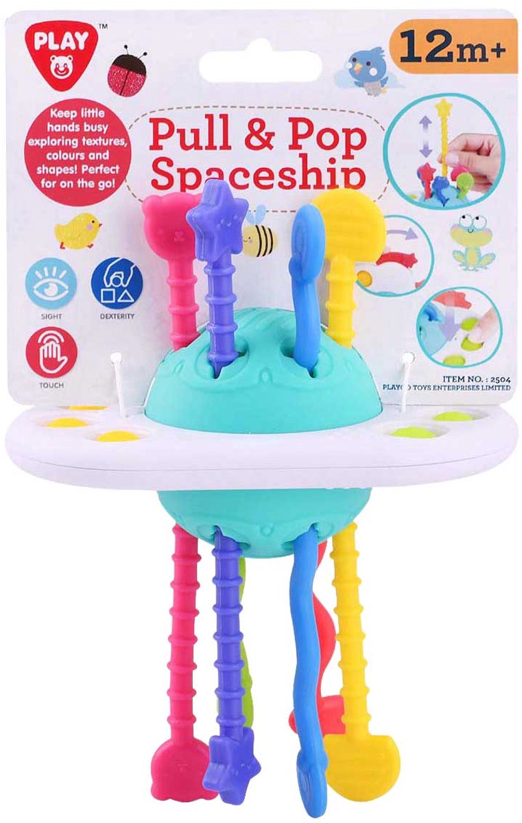 Playgo balle sensorielle vaisseau spatial jouet éducatif multi couleurs.