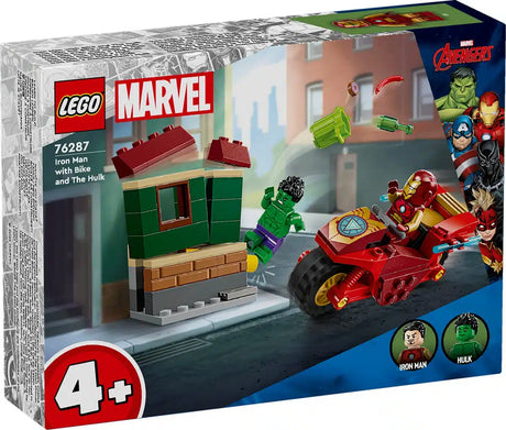 Lego super heros 76287 Iron Man avec moto et Hulk
