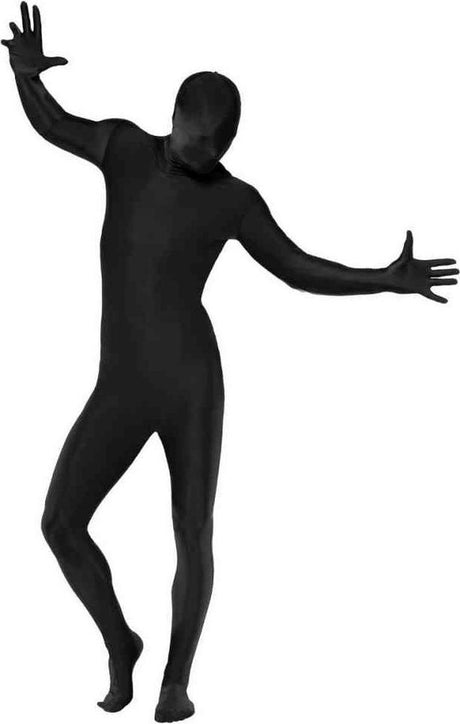 Vegaoo tenue seconde peau noire pour adulte - déguisements - xl