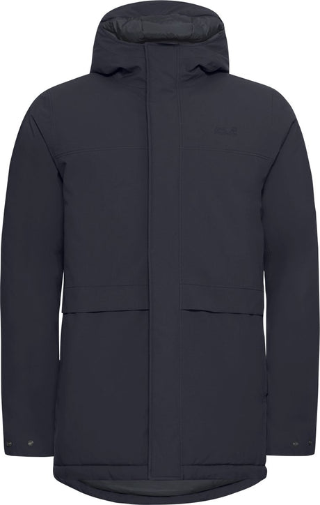 Jack wolfskin cold camp coat m veste outdoor homme - marine foncé